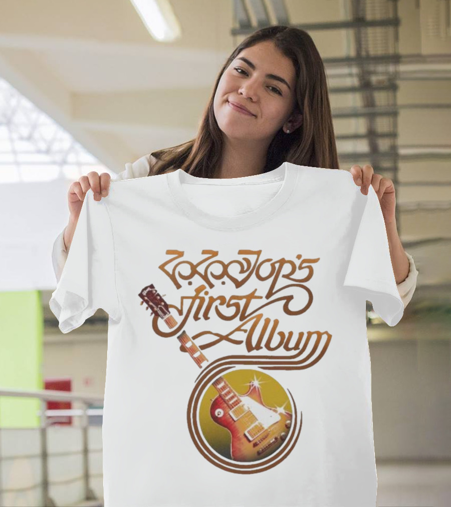 ZZ Top's First Album Guitar Art Retro Style T-Shirt