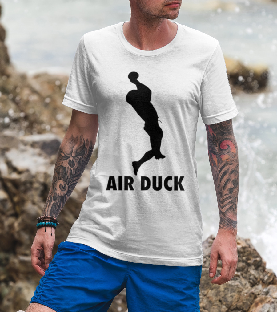 Air Duck Dunk Silhouette Jordan Parody T-Shirt