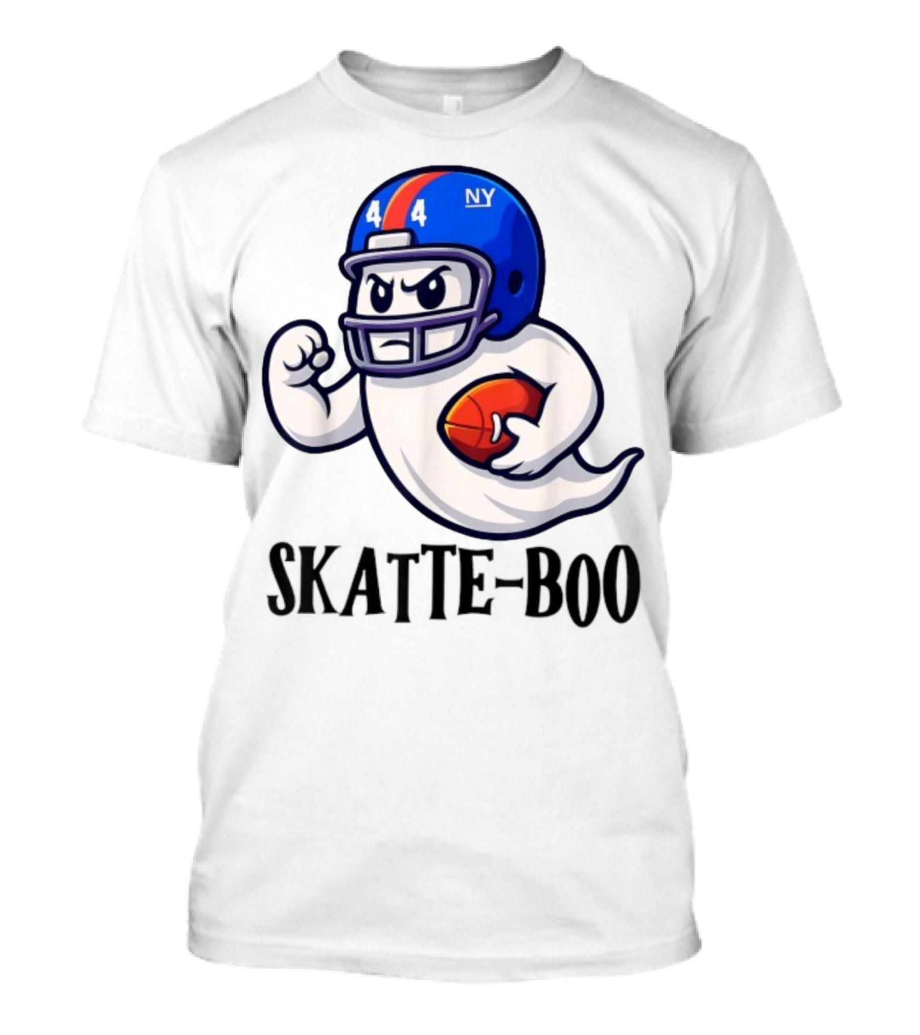 New York Giants Skatte-Boo Ghost Halloween Football Spirit T-Shirt