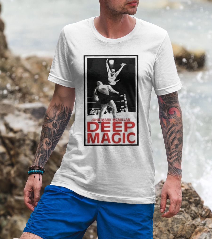 John Mark McMillan Deep Magic Wrestling Illustration T-Shirt