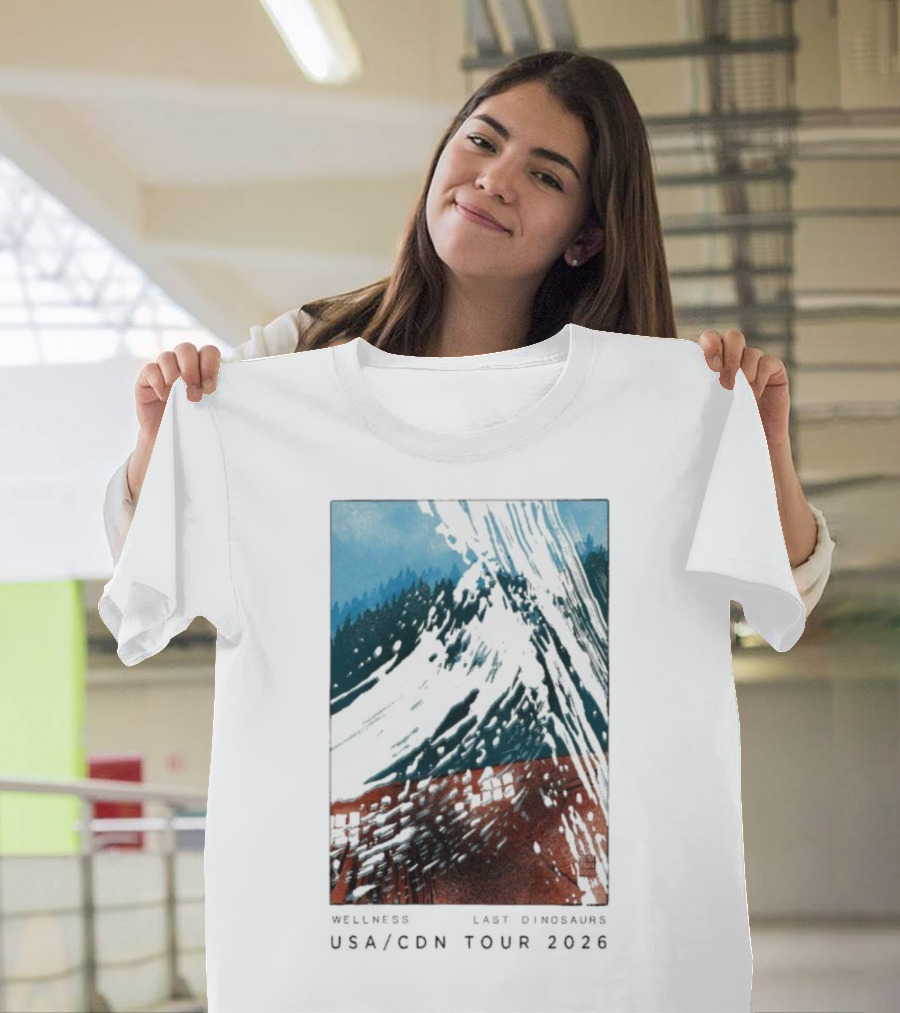 Wellness Last Dinosaurs USA CDN Tour 2026 T-Shirt