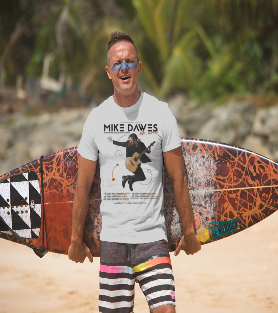 Mike Dawes UK Tour 2026 Progressive Acoustic Experience T-Shirt