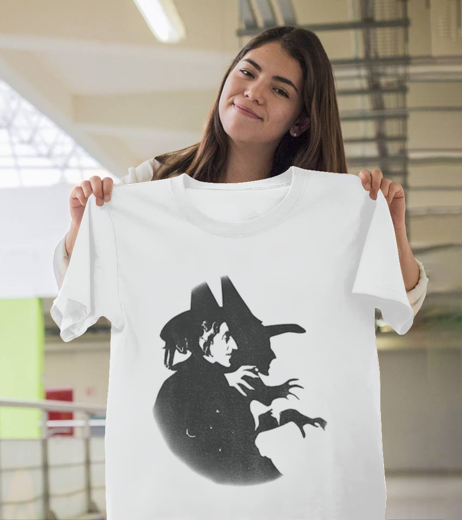 Wicked Witch Of The West Silhouette Halloween Oz Wizard T-Shirt