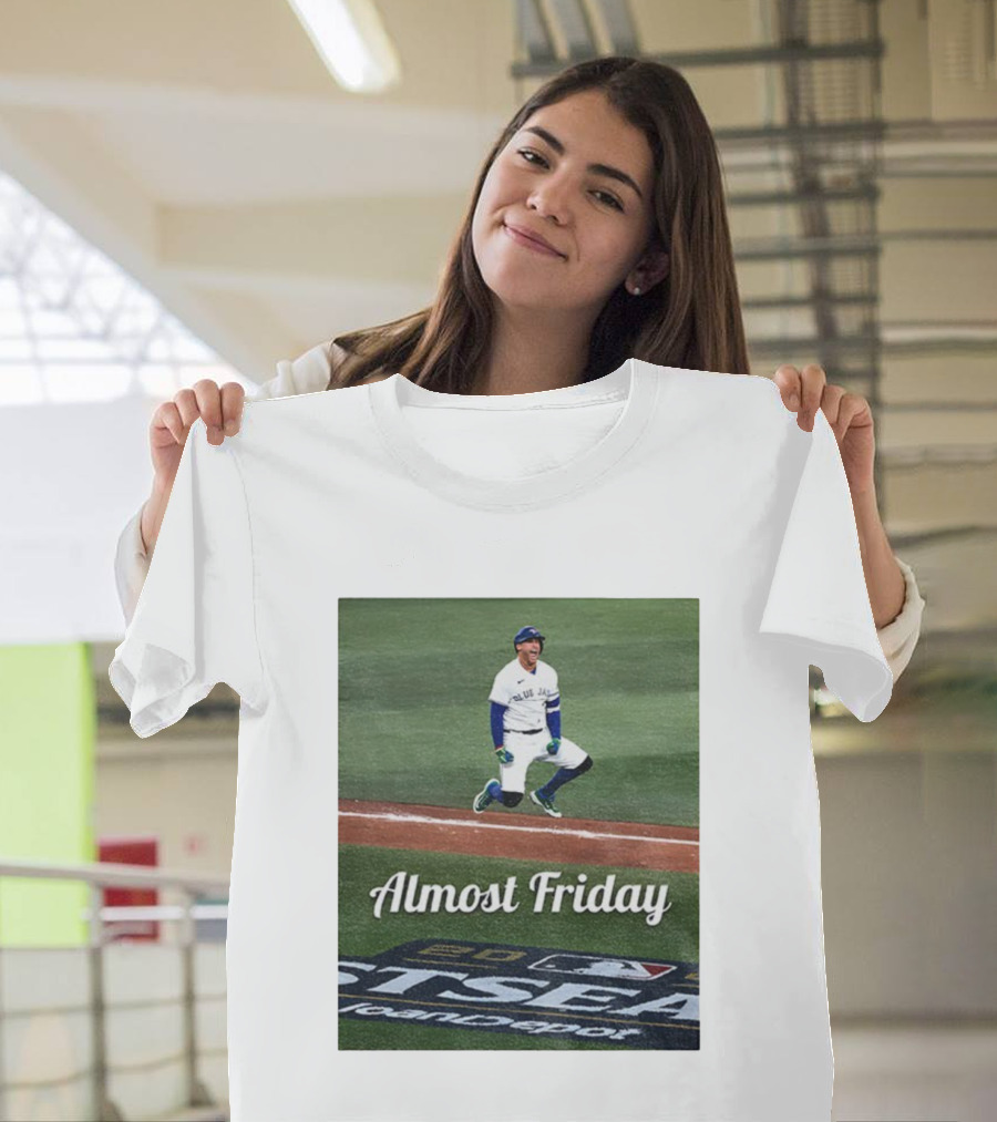 Almost Friday George Springer Jump Toronto Blue Jays Baseball Playoffs T-Shirt