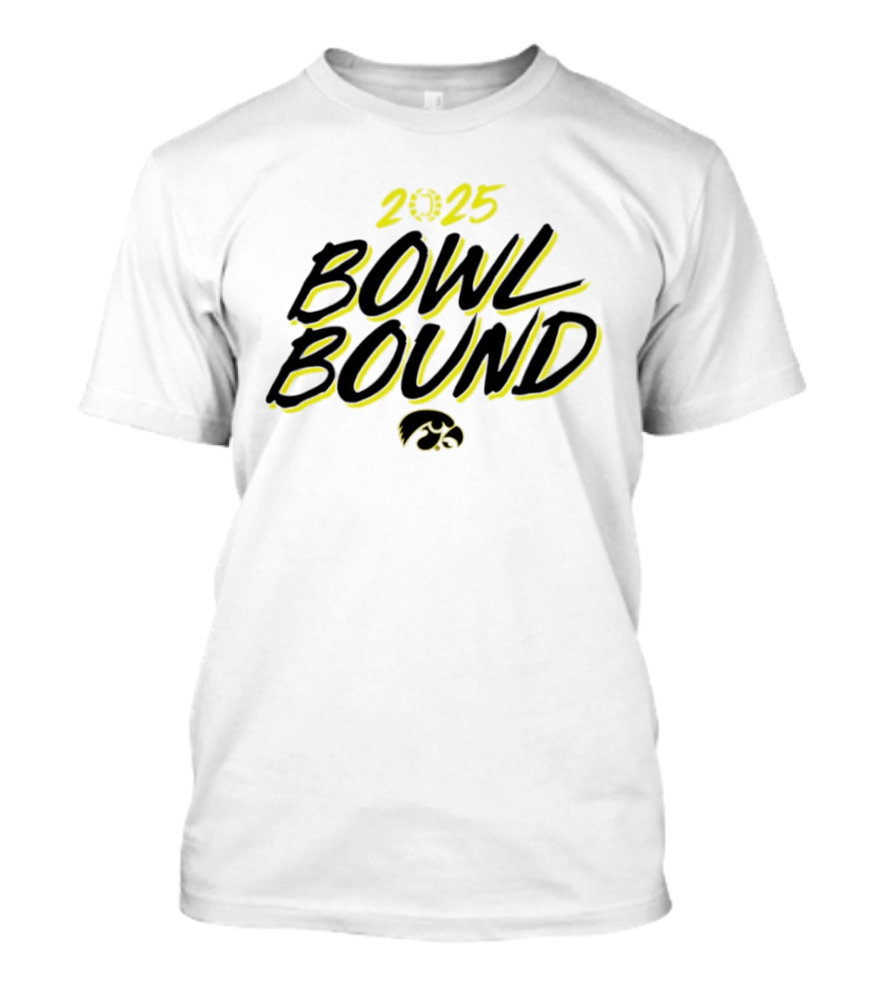 Iowa Hawkeyes 2025 Bowl Bound Football Team Fan Gear T-Shirt