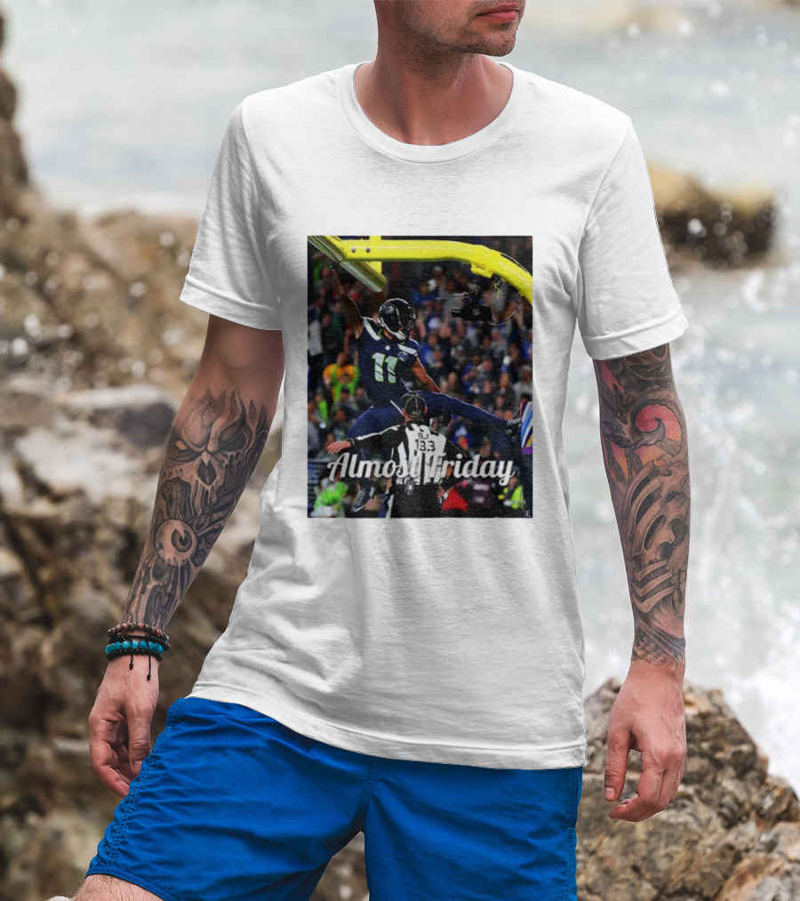 Shaquem Griffin Seattle Seahawks Linebacker NFL Football Almost Friday Game Day Celebrations T-Shirt