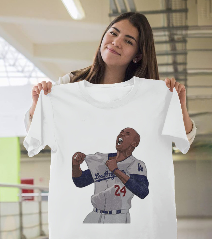Los Angeles Mamba 24 Dodgers Iconic Tribute T-Shirt