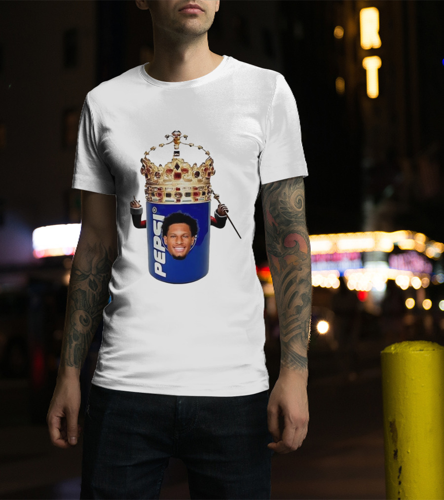 Oronde Gadsden Pepsi Crown Los Angeles Chargers King Parody T-Shirt