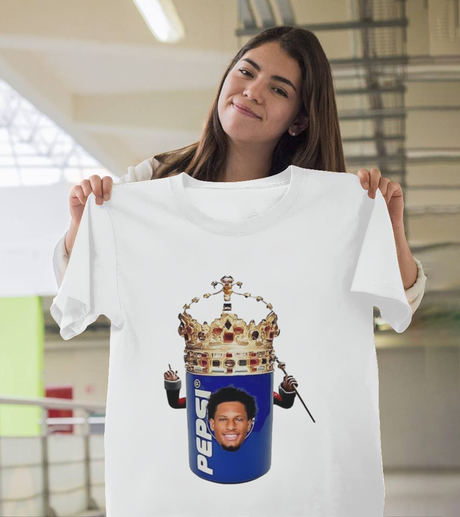 Oronde Gadsden Pepsi Crown Los Angeles Chargers King Parody T-Shirt