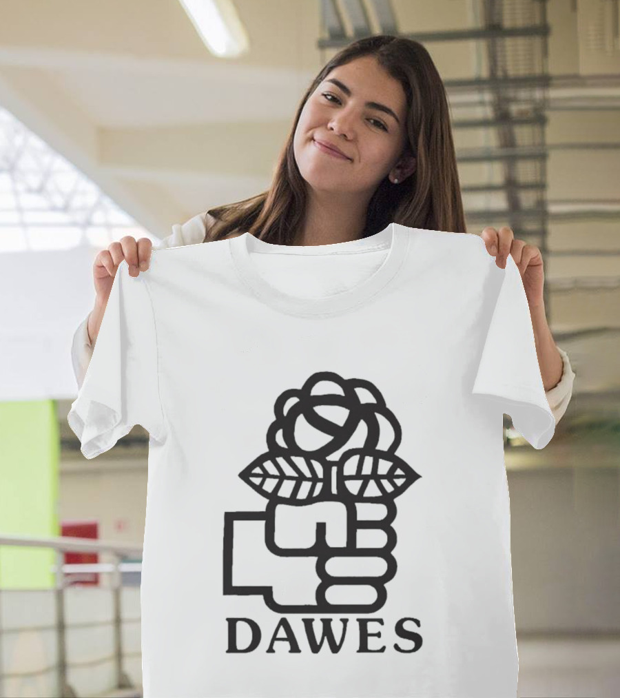 Dawes Rose Fist Symbol Icon T-Shirt