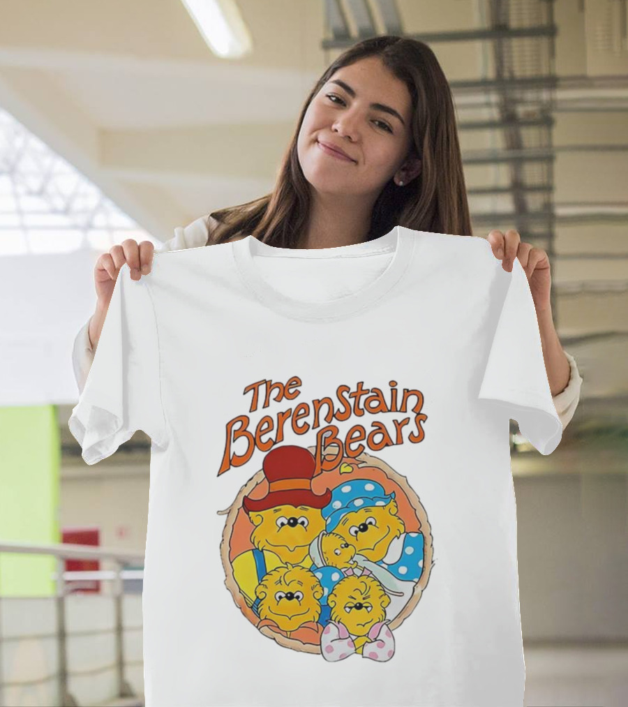 The Berenstain Bears Family Cartoon Nostalgia Vintage Style T-Shirt