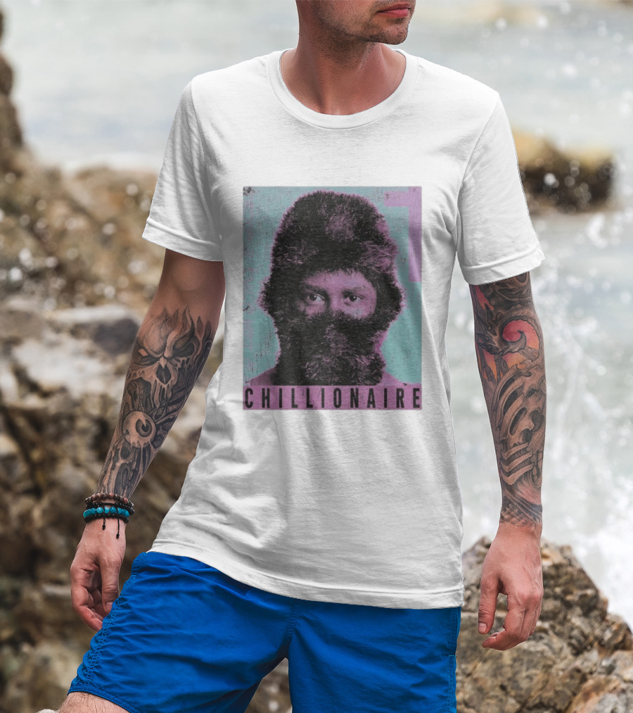 Benny Chill Chillionaire Furry Winter Hat Retro Style T-Shirt