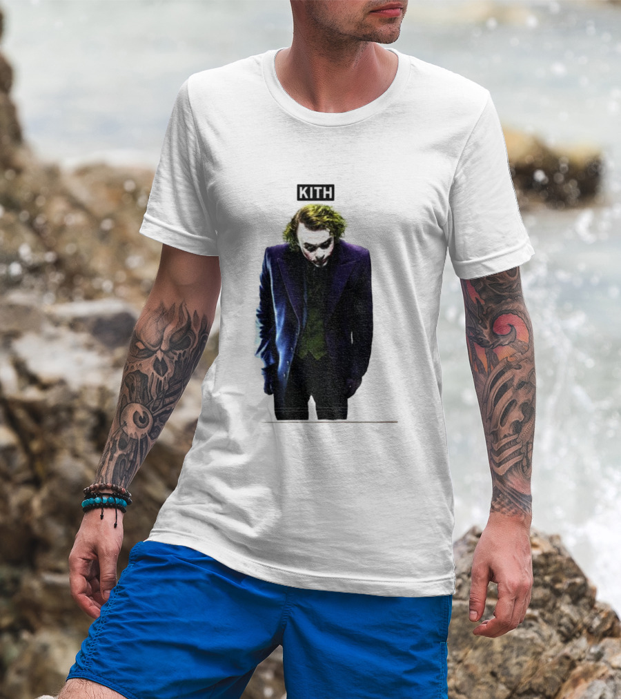 Dodgers Batman Kith Joker Collaboration T-Shirt