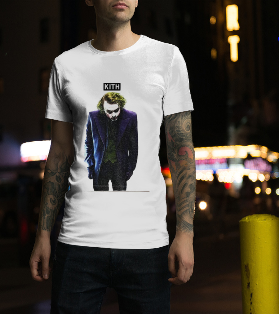 Dodgers Batman Kith Joker Collaboration T-Shirt