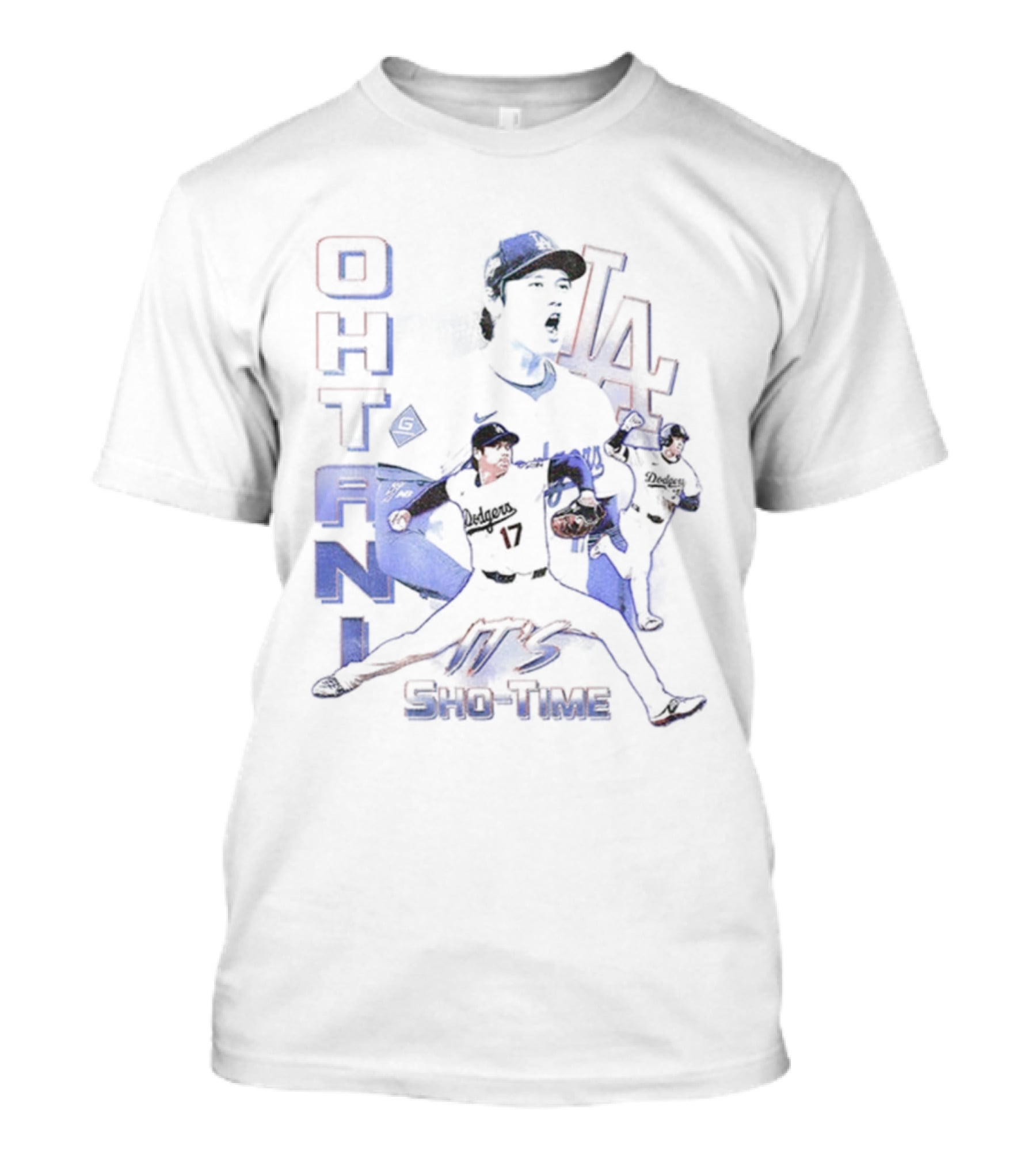 Shohei Ohtani 17 LA Dodgers Sho Time Baseball T-Shirt