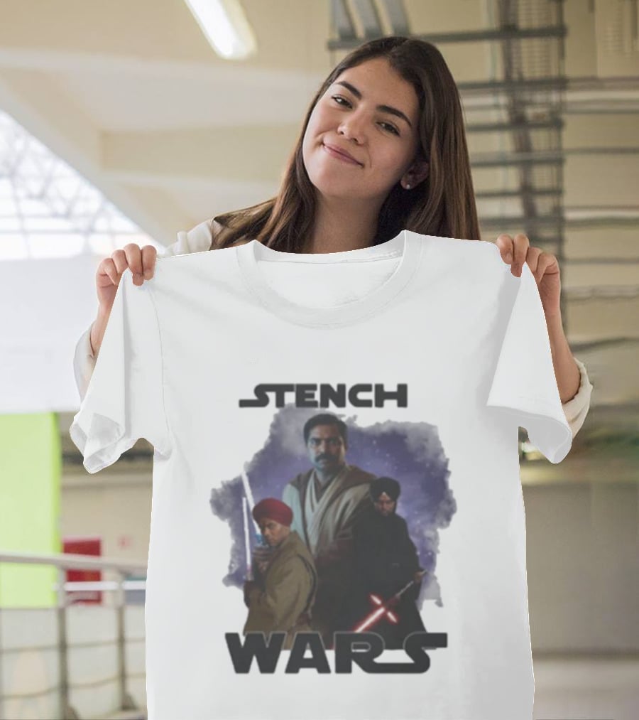 Stench Wars Star Wars Jedi And Sith Lightsaber Battle T-Shirt