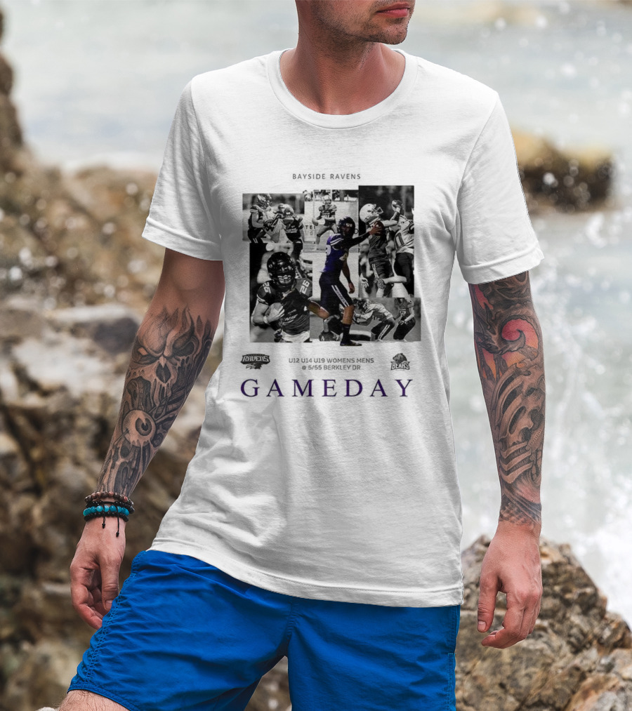 Baltimore Ravens Vs Chicago Bears NFL Rivalry 2025 Gameday T-Shirt