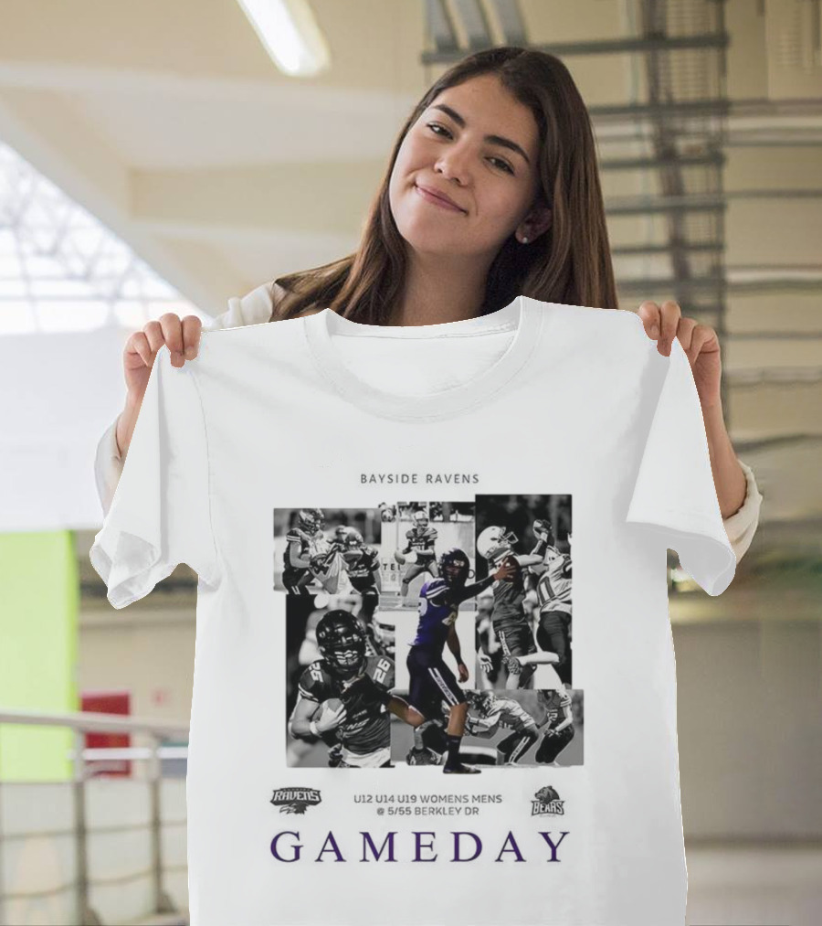 Baltimore Ravens Vs Chicago Bears NFL Rivalry 2025 Gameday T-Shirt