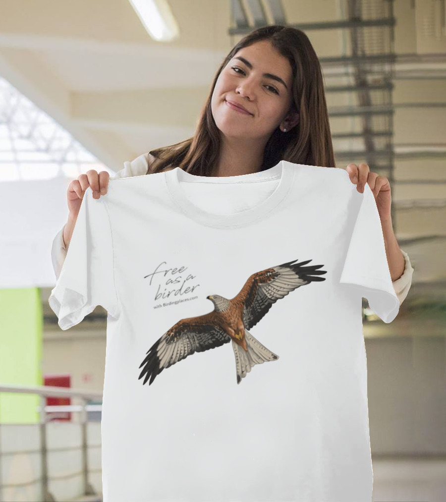 Eagle Free As A Birder Majestic Flight T-Shirt