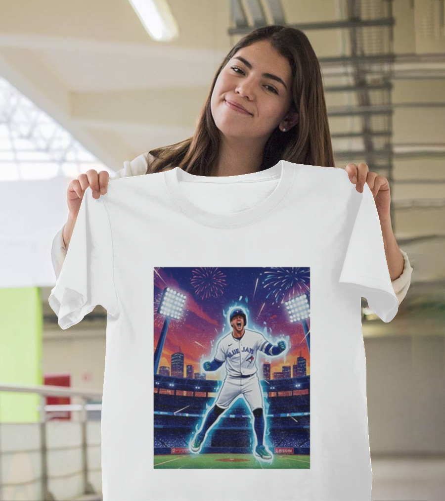 George Springer Blue Jays Fireworks Stadium Celebration Springer Dinger T-Shirt