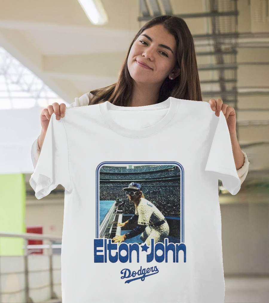 Elton John Dodgers Stadium Concert MLB Baseball Dodgers T-Shirt