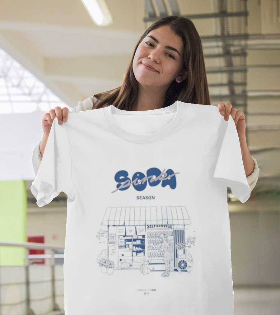 Soda Japan Vending Season 2025 JenNyan Pink T-Shirt
