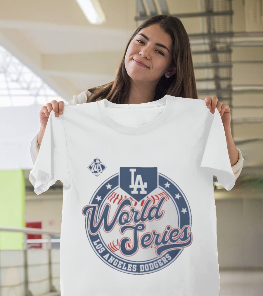 Los Angeles Dodgers 2025 World Series LA Majestic Threads T-Shirt
