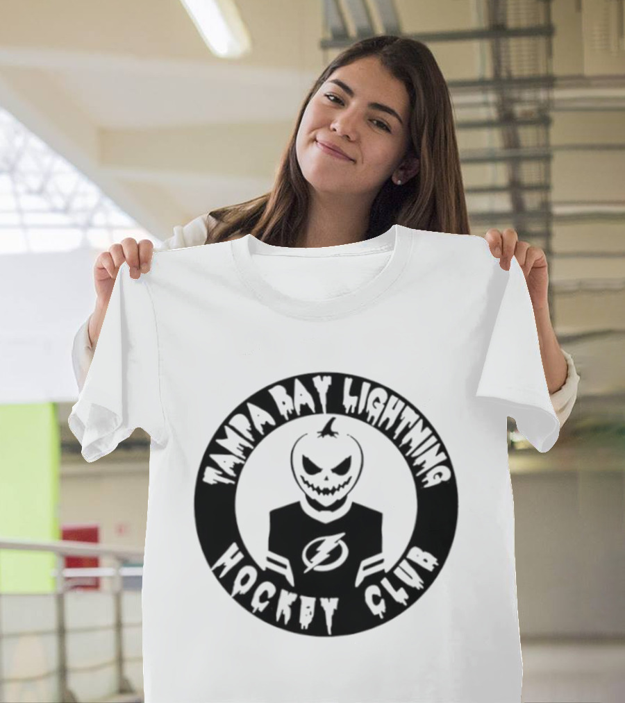 Tampa Bay Lightning Hockey Club Pumpkin T-Shirt