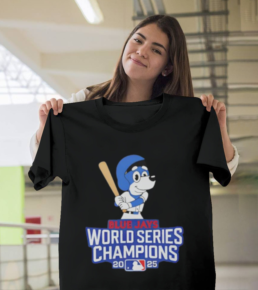 Blue Jays World Series Champions 2025 Bluey Baseball MLB T-Shirt