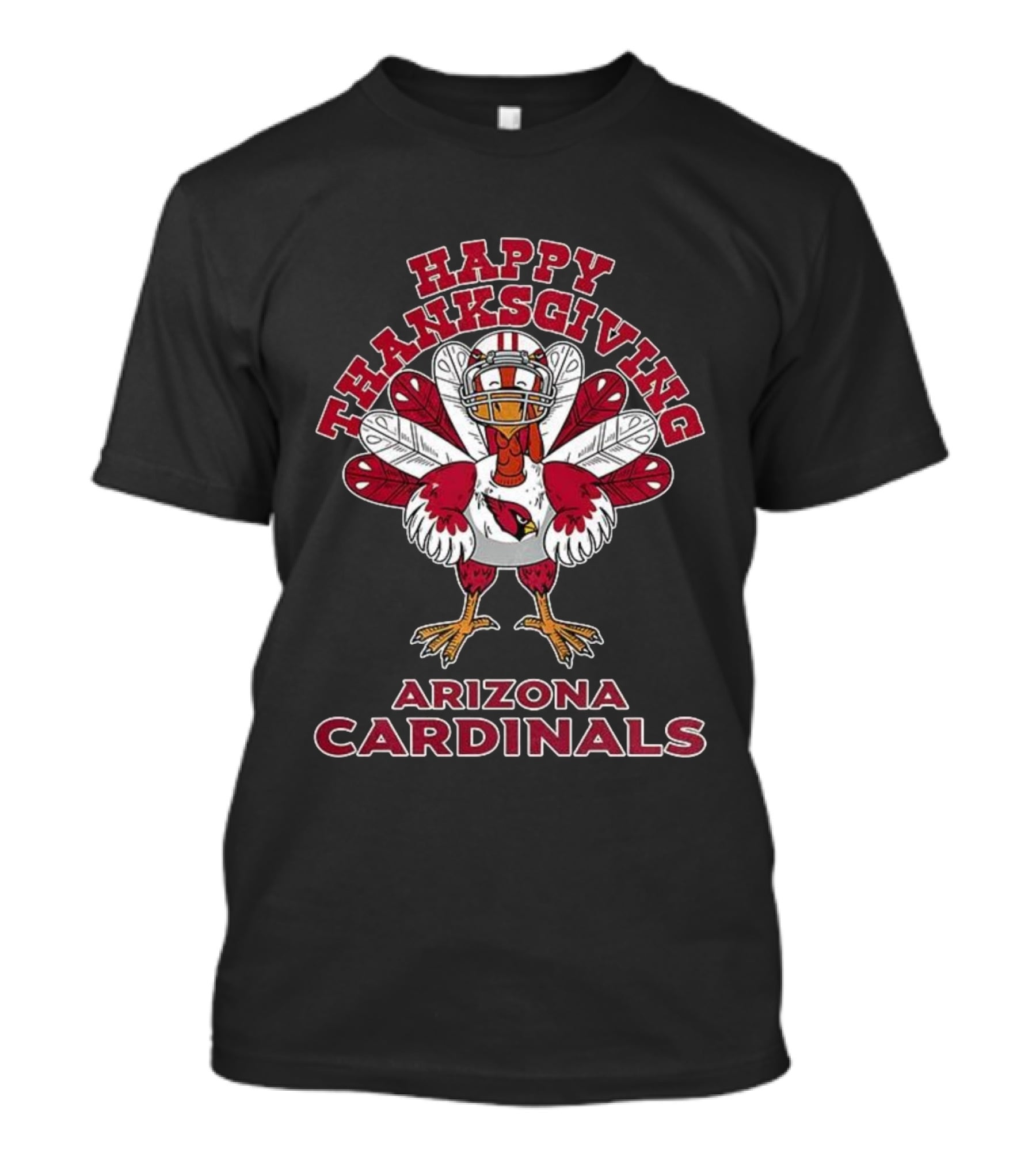 Happy Thanksgiving Arizona Cardinals Turkey NFL T-Shirt