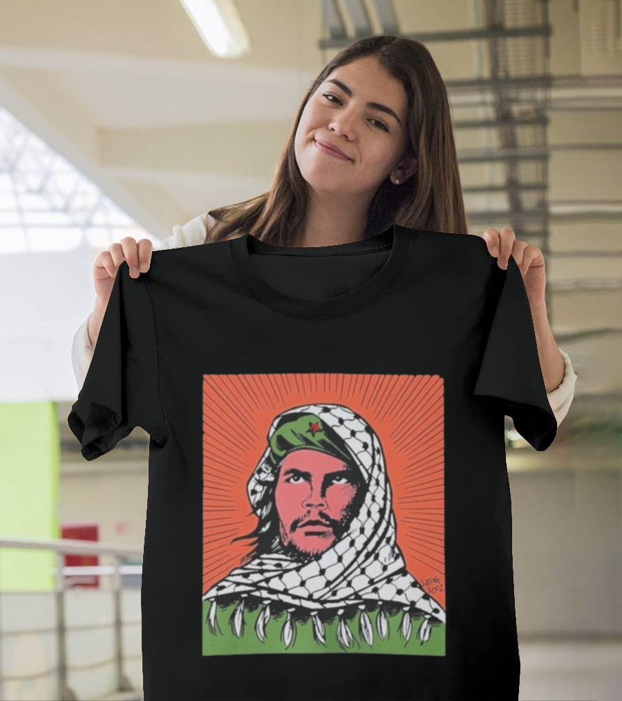 Che Guevara Keffiyeh Artistic Illustration By Latuff 2002 T-Shirt