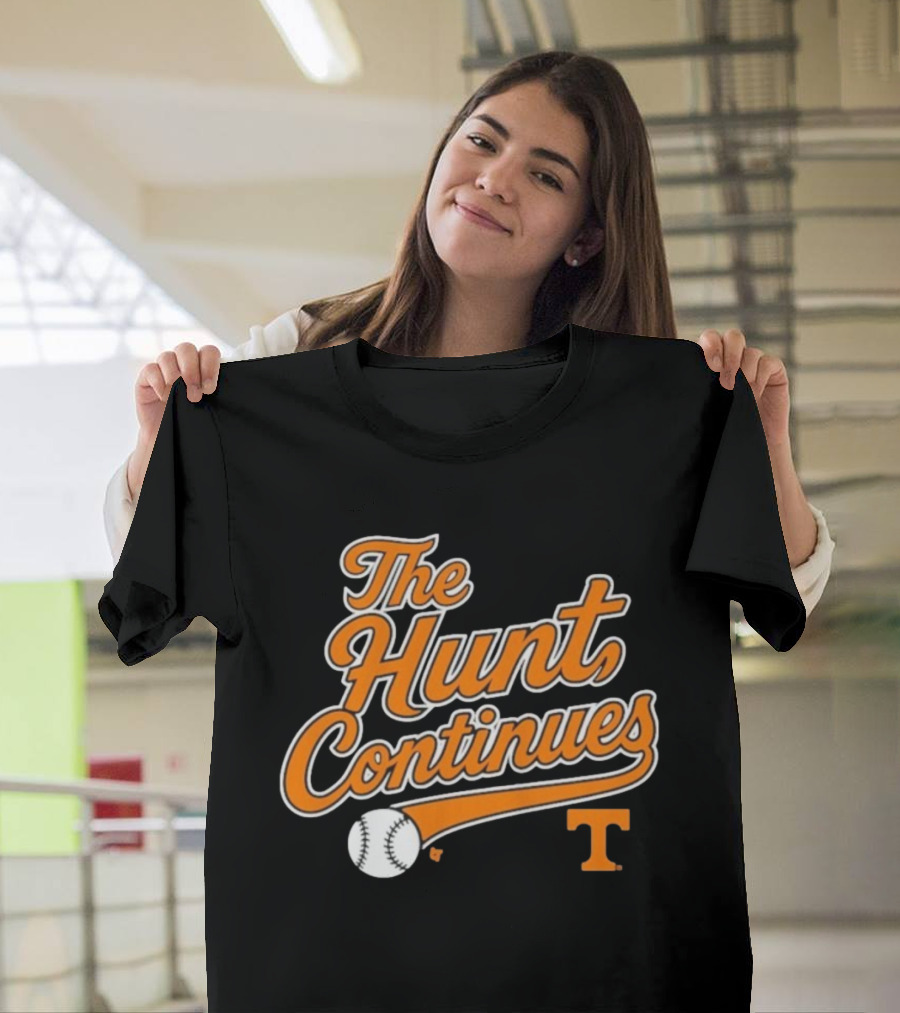 Tennessee Volunteers The Hunt Continues Baseball T T-Shirt
