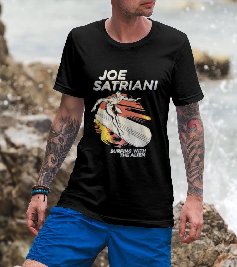 Joe Satriani Surfing With The Alien Cover Art T-Shirt