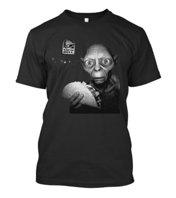 Taco Bell Gollum Goblin And Taco Ring Vintage Mashup T-Shirt