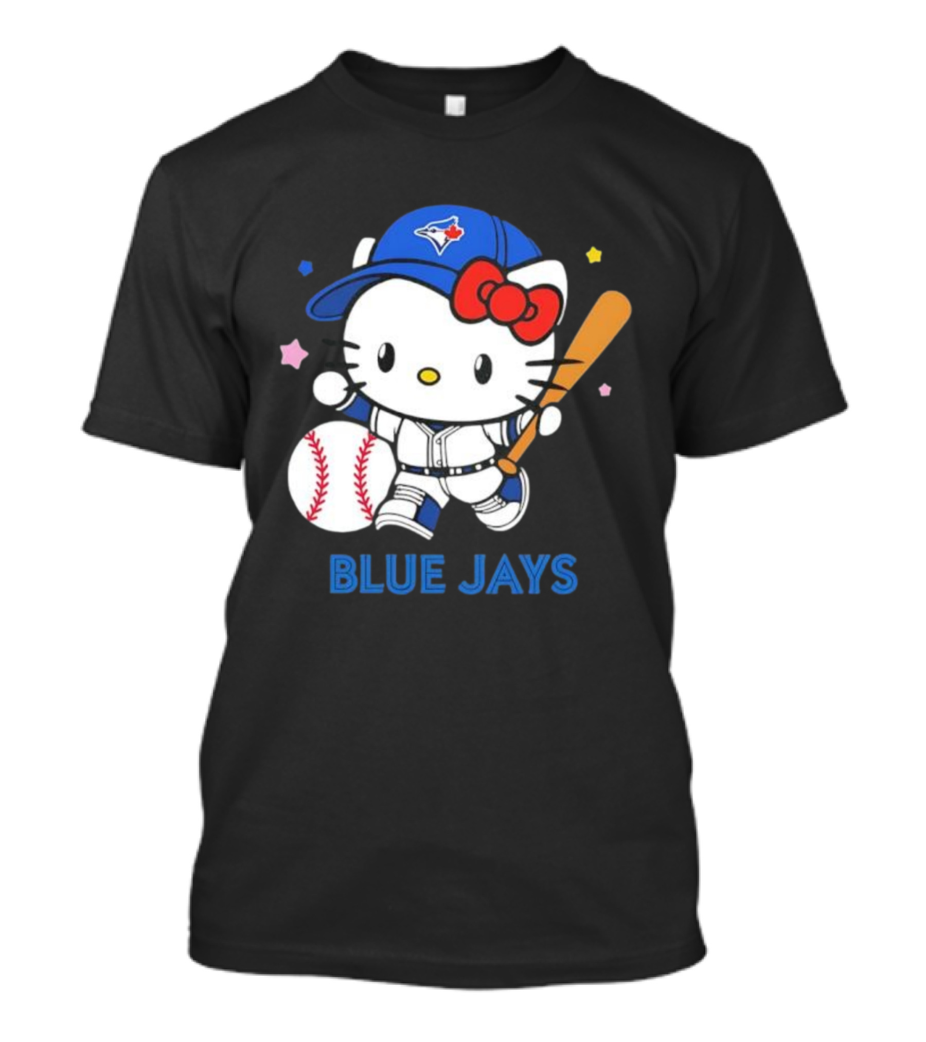 Toronto Blue Jays Hello Kitty Baseball Player Collaboration T-Shirt