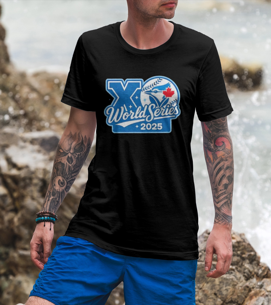 Toronto Blue Jays XO World Series 2025 Vintage Baseball Music Collab T-Shirt