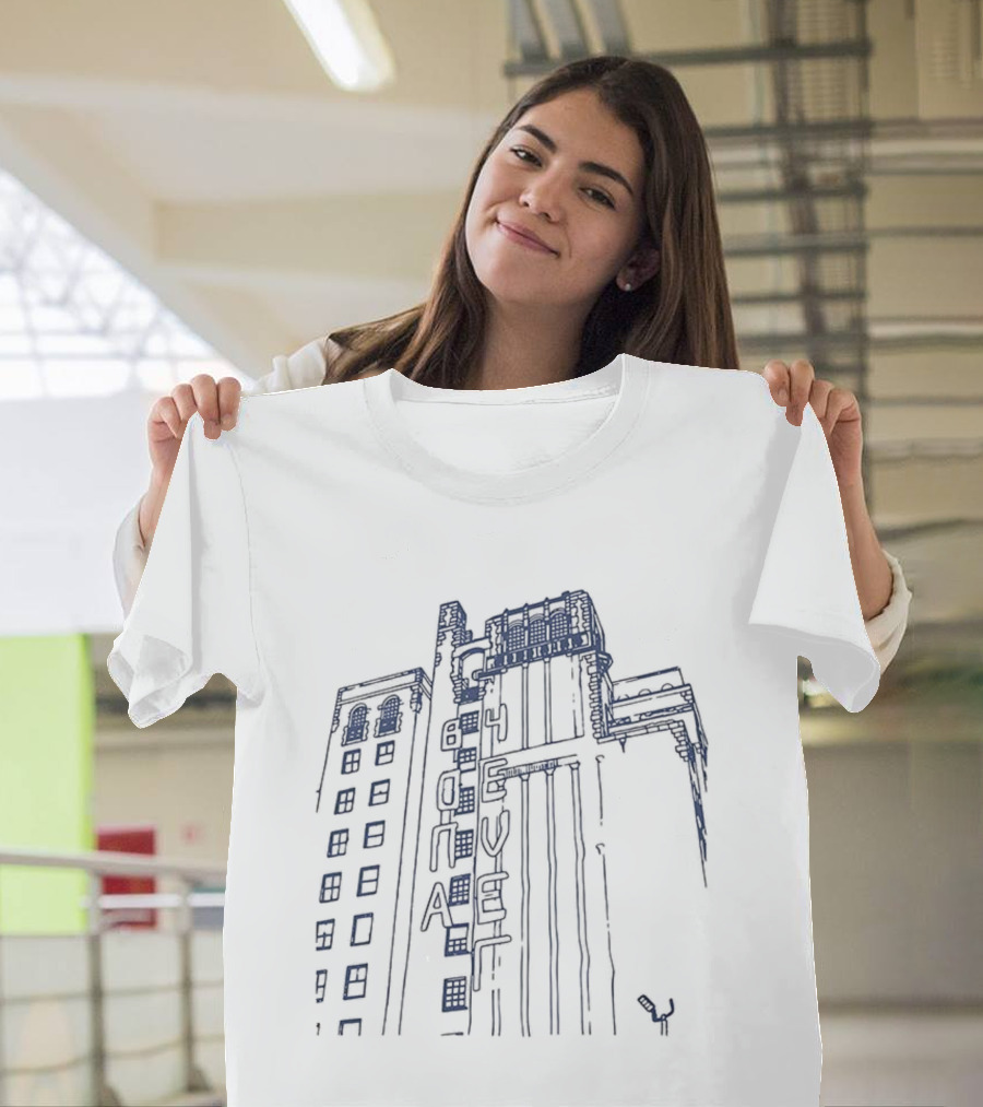 Bona 4Eva Hotel Building Neon Sign Design T-Shirt