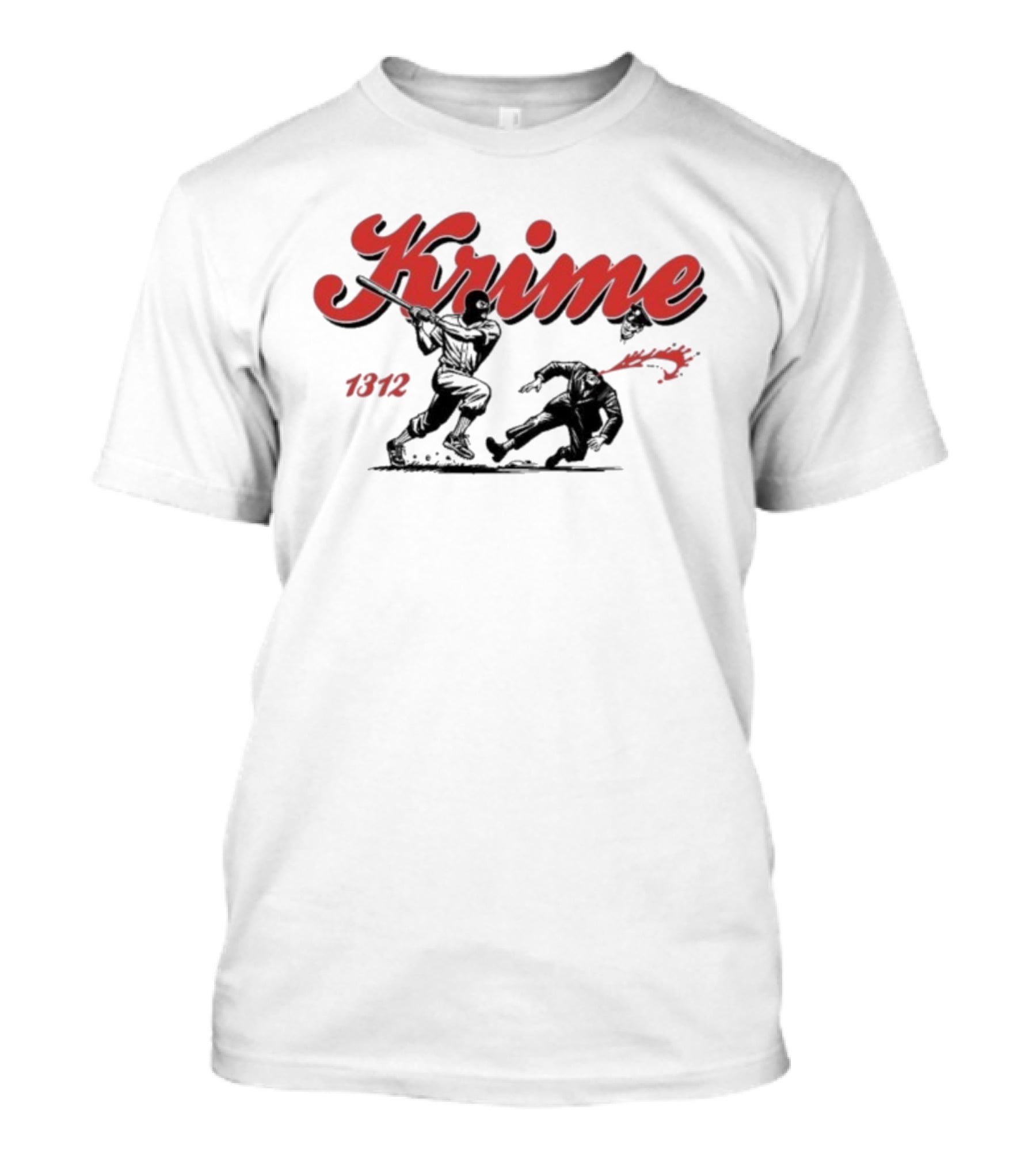 Krime 1312 Take A Swing Dynamic Action Pose T-Shirt
