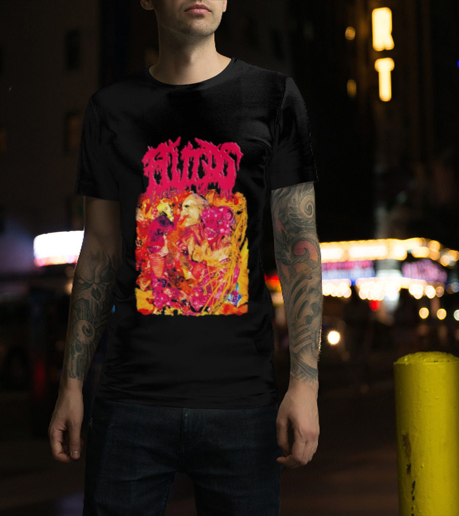 Fluids Ignorance Exalted Surreal Horror Illustration T-Shirt