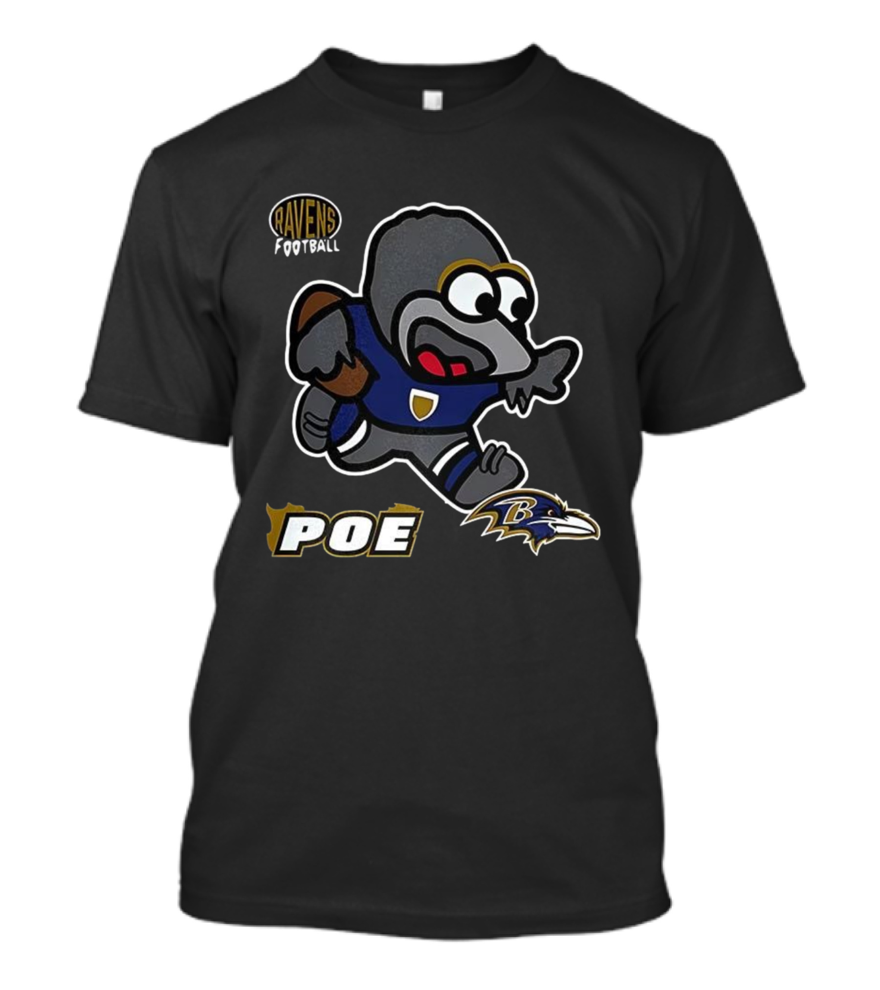 Baltimore Ravens Poe Infant Mascot Football Ravens Logo T-Shirt