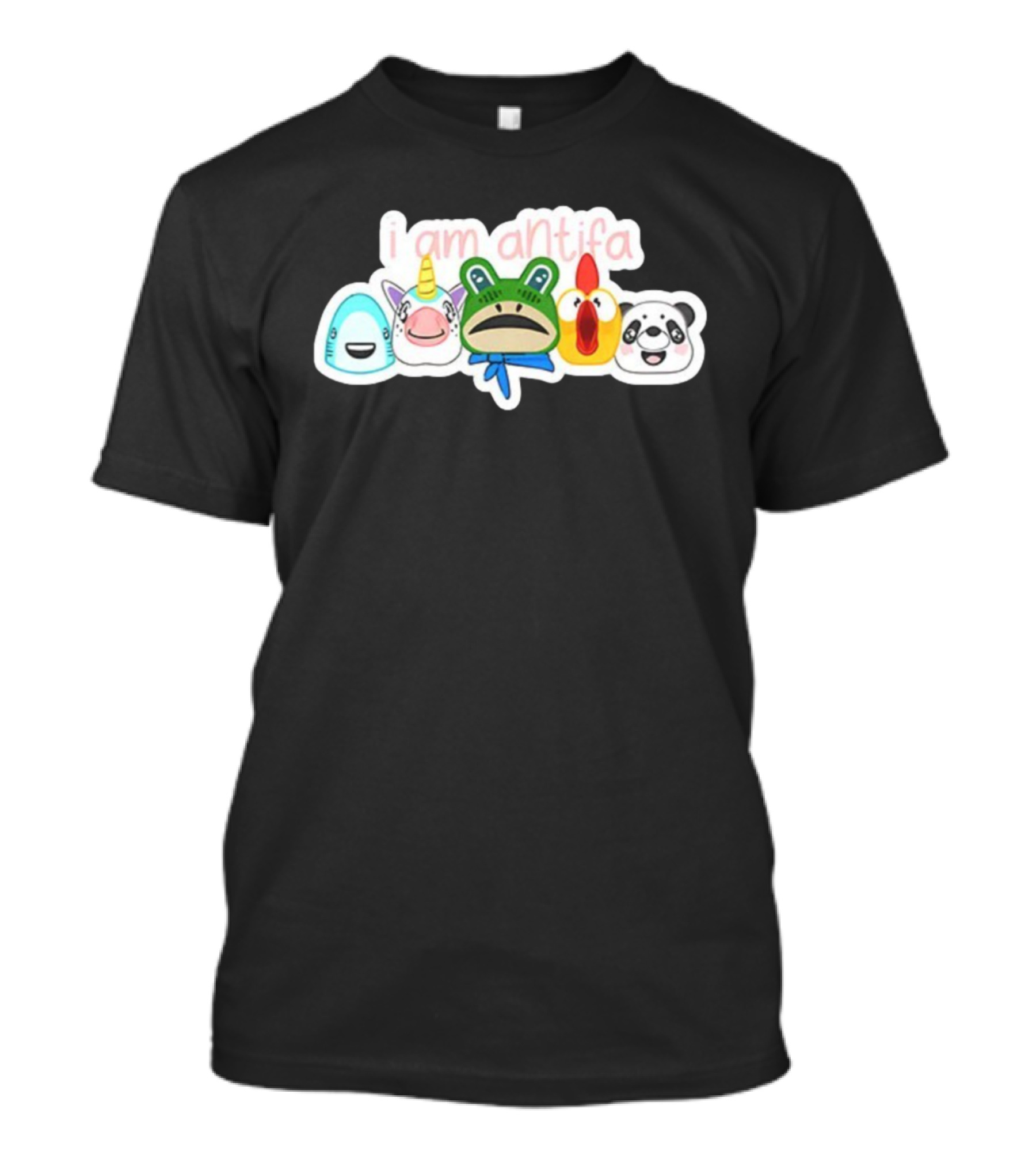 I Am Antifa Frog Portland Animal Protester T-Shirt