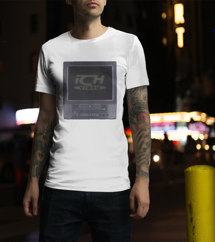 ICHpig Vintage TV Screen Iconic Design T-Shirt