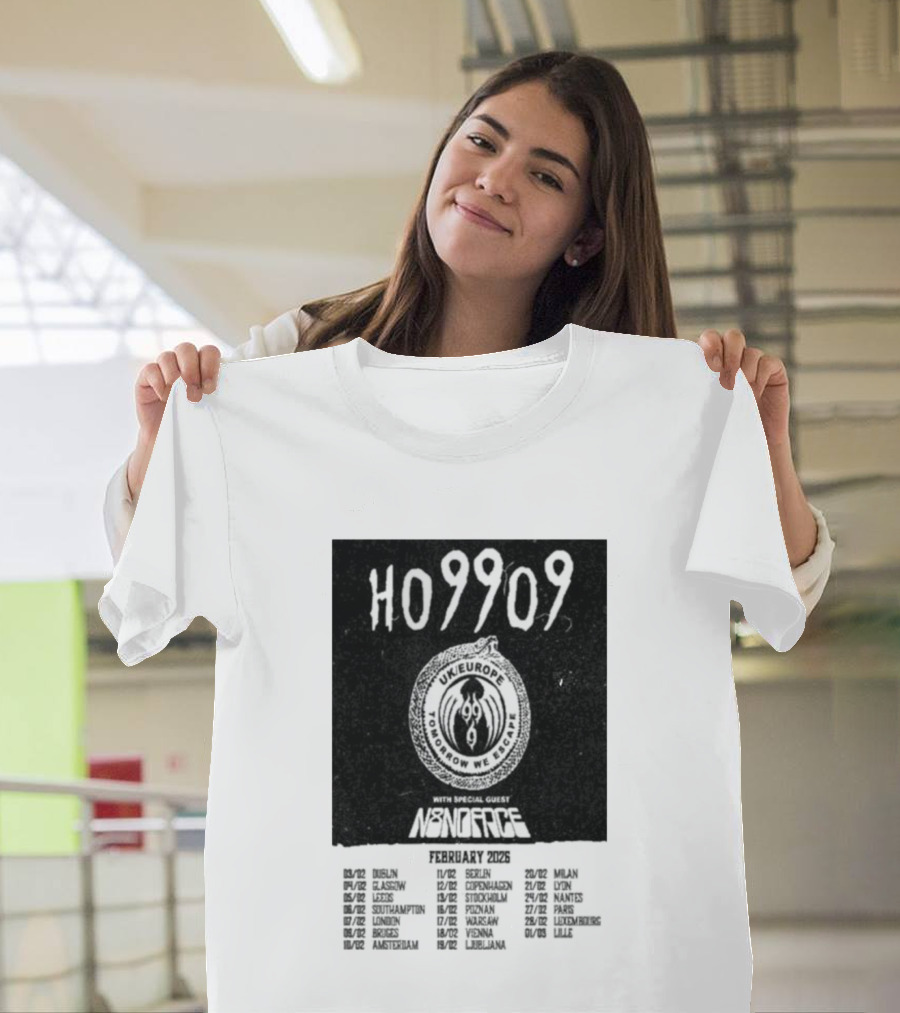 H09202 Monstercat Uncaged UK Europe February 2026 Tour T-Shirt
