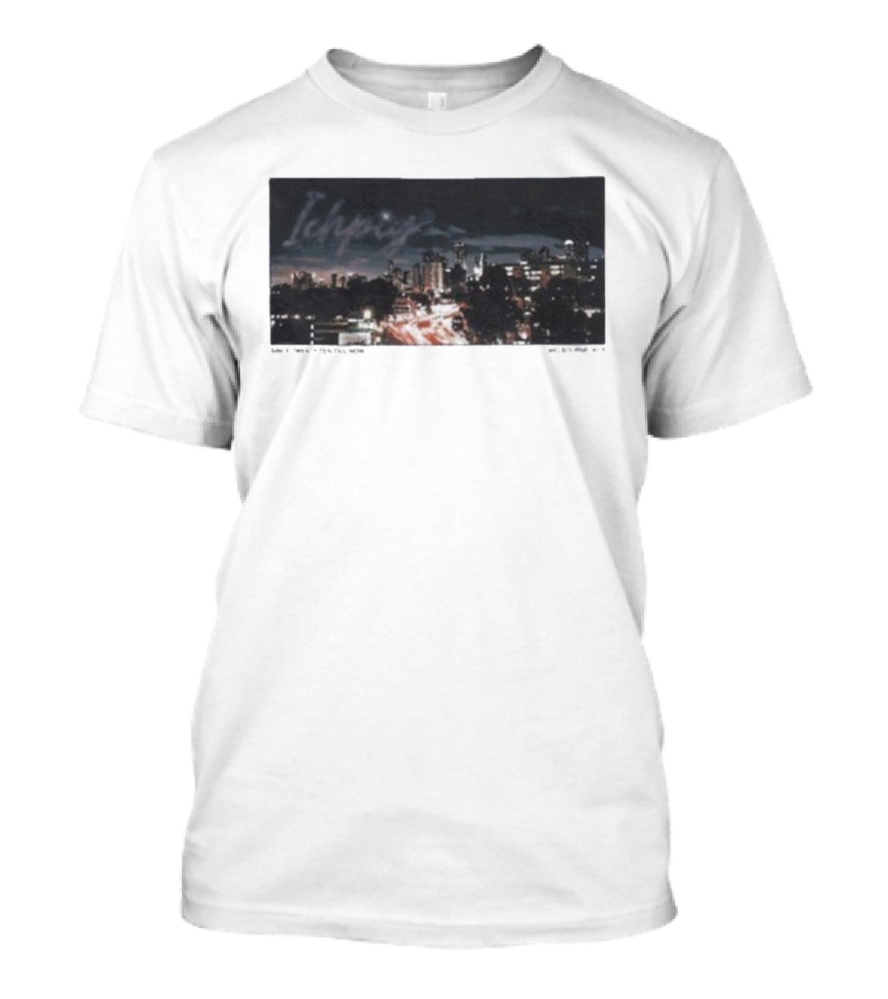 Ichpig Skyline Urban Night Cityscape T-Shirt