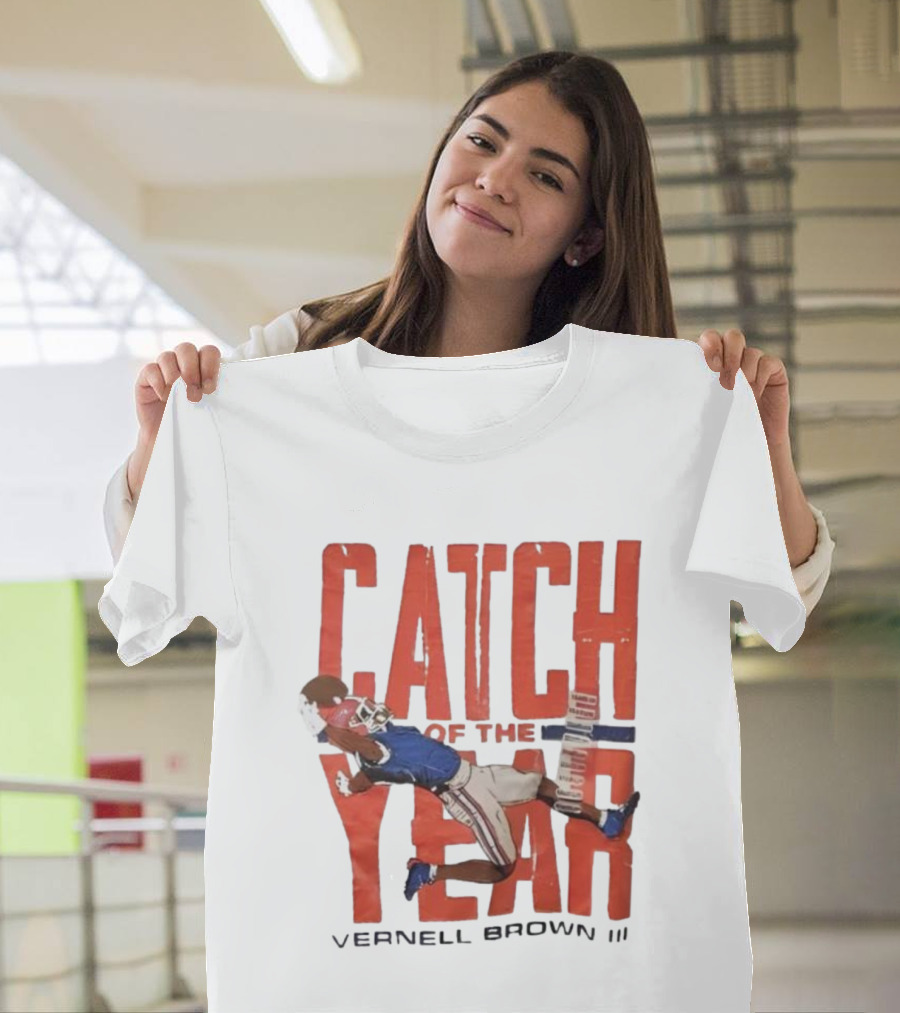 Vernell Brown III Catch Of The Year Football Action T-Shirt