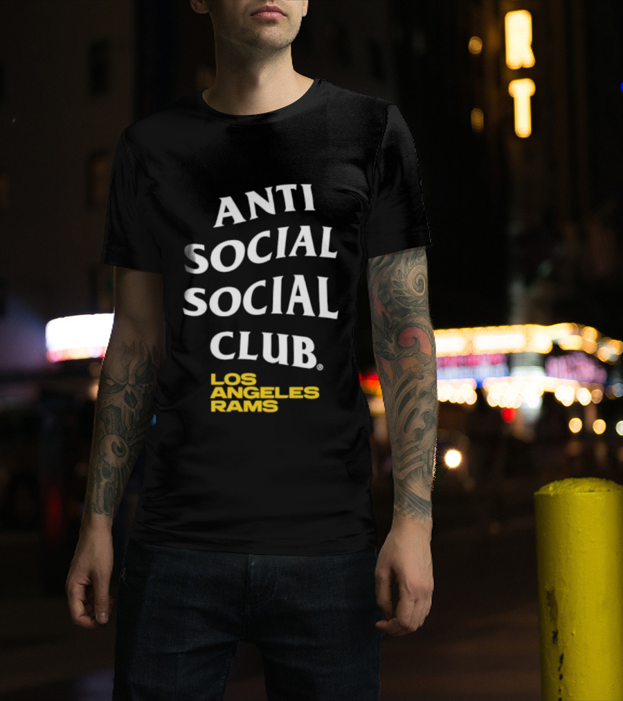 Anti Social Social Club Los Angeles Rams T-Shirt