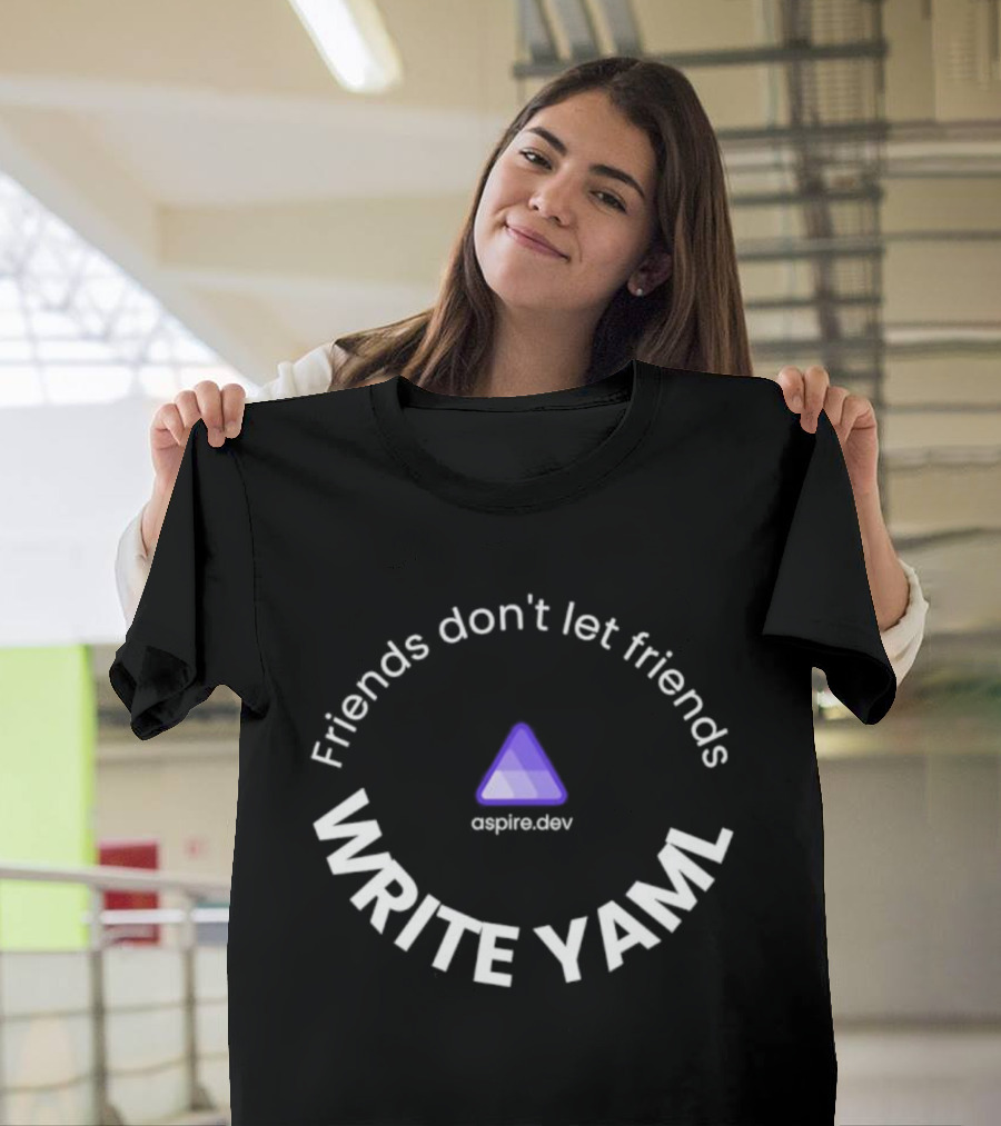 Friends Don’t Let Friends Write YAML Coder Humor At Emplem Dev T-Shirt