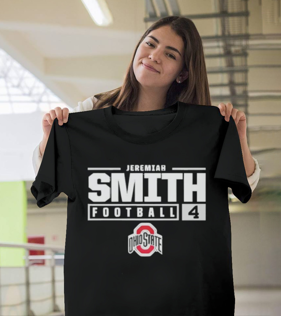 Jeremiah Smith Football 4 Ohio State Buckeyes T-Shirt