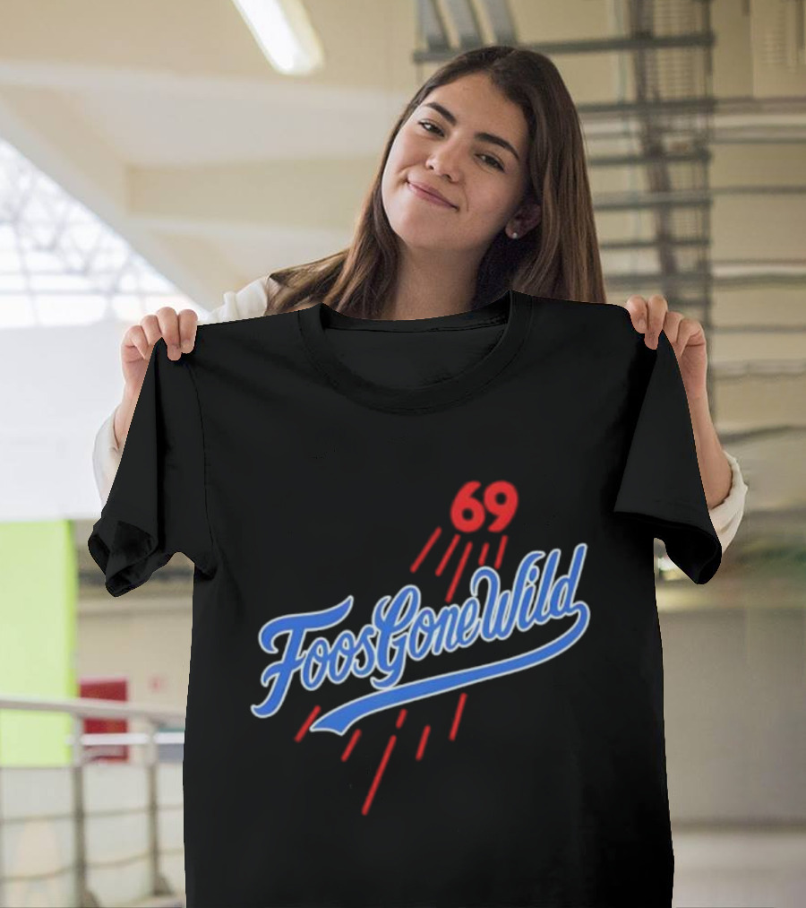 Foos Gone Wild 69 Los Angeles Dodgers Saca LA Bolsita T-Shirt