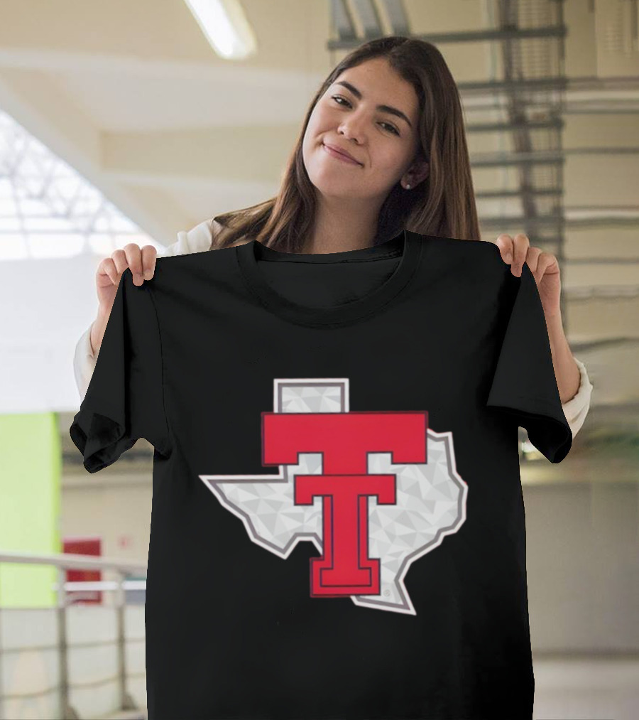 Texas Tech Red Raider Galvanized Pride State Emblem T-Shirt